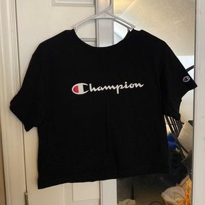 champion cropped tee